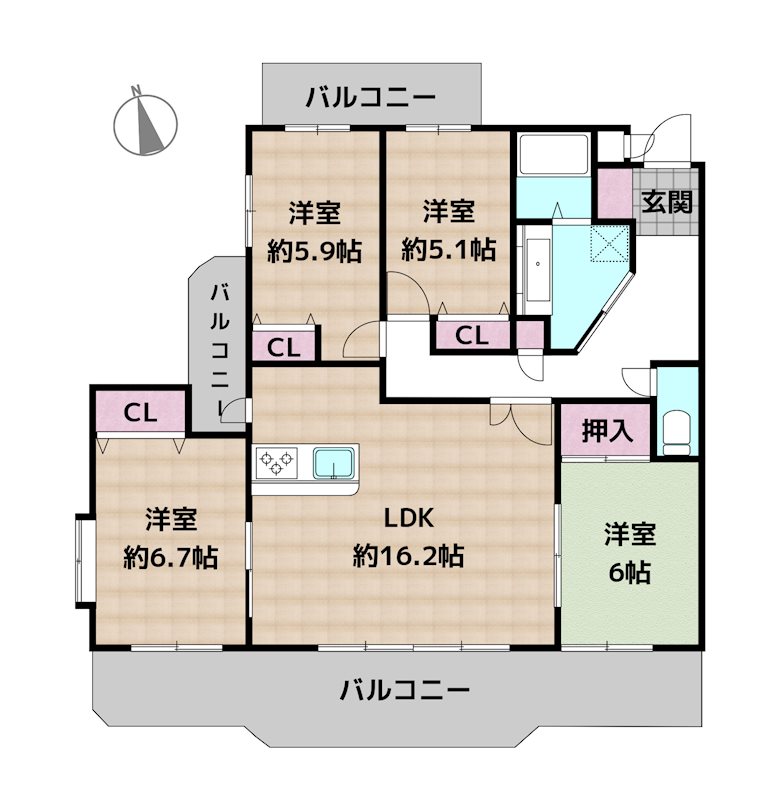 ラビデンス守山町南の図面
