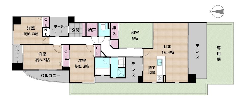 ユニーブル藤ヶ丘ステージの図面