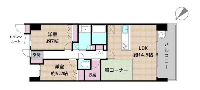 セントアイナ藤が丘の図面