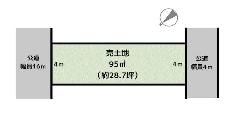 名古屋市名東区新宿2丁目 土地の図面