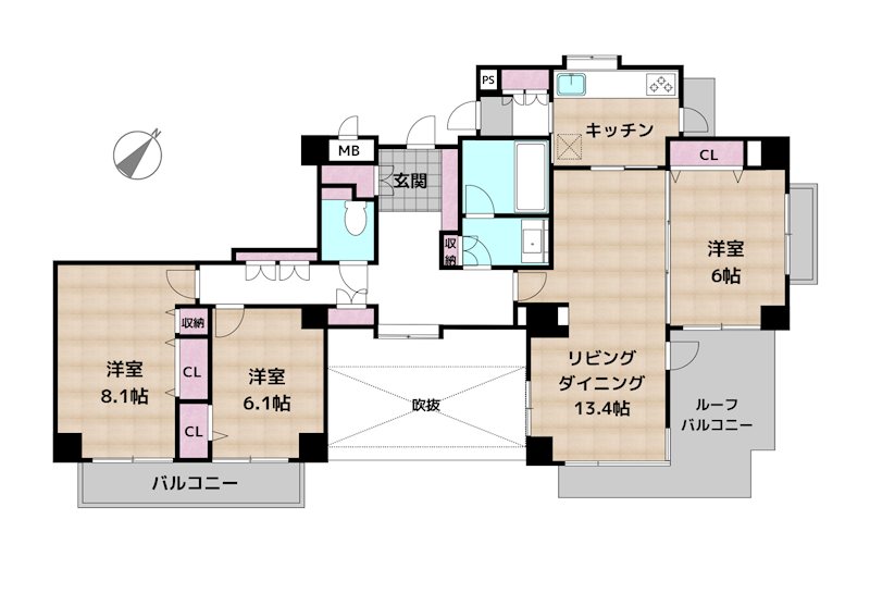 間取図・土地図