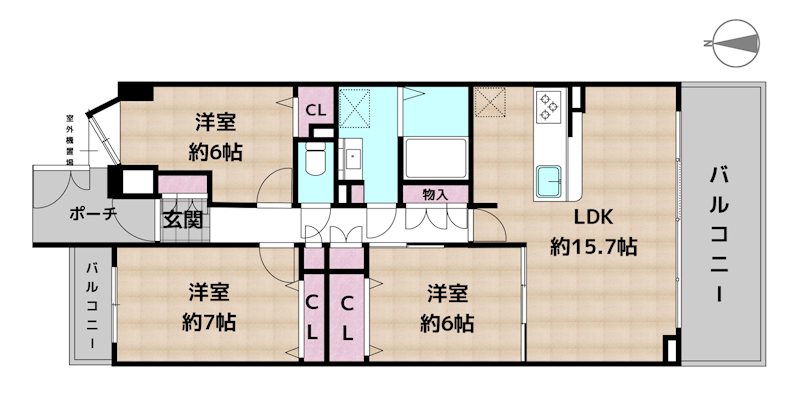 間取図・土地図