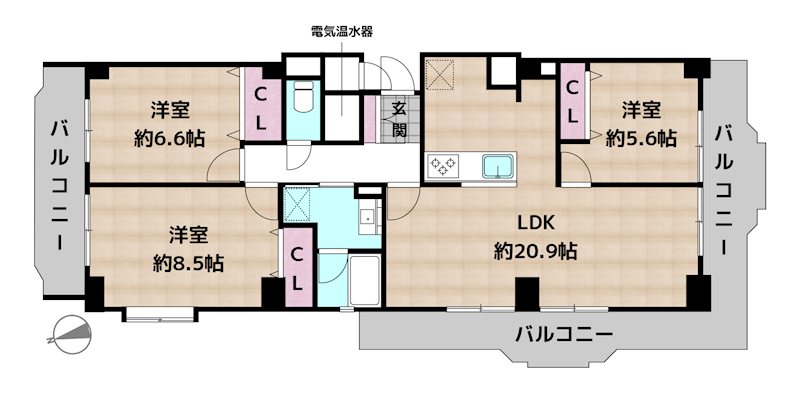 シーアイマンション第二本郷の図面