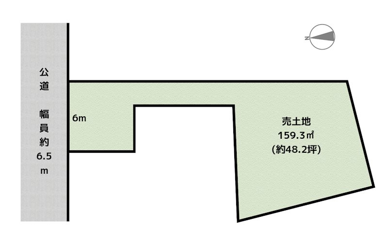 名古屋市名東区藤森2丁目 2号地 土地の図面