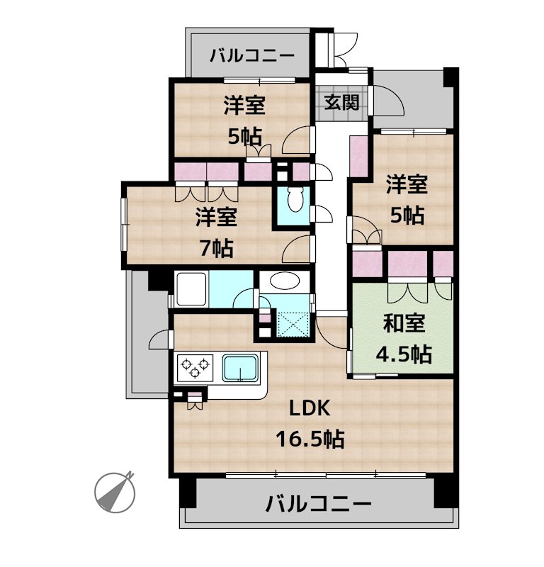 ユーハウス三郷の図面