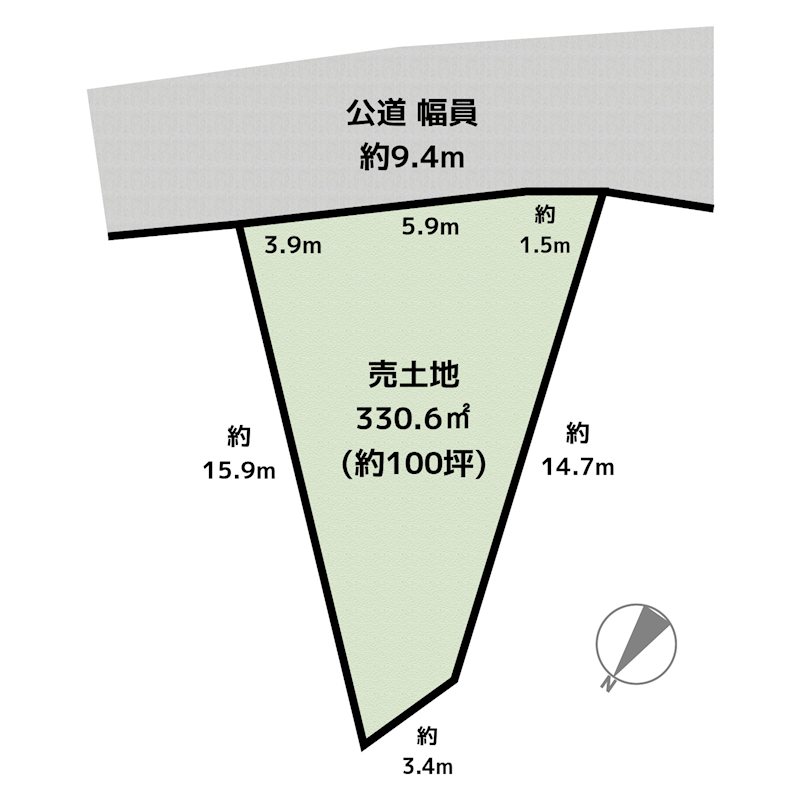 日進市岩藤町一ノ井 土地の図面