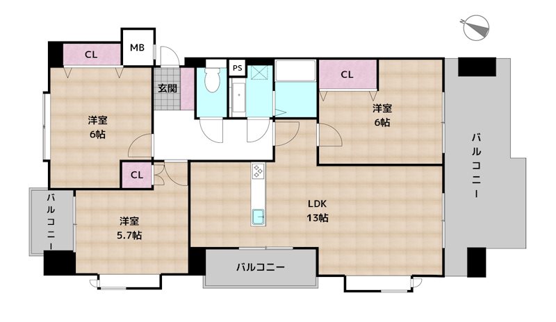間取図・土地図
