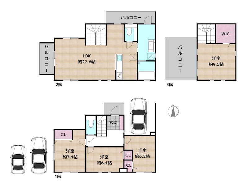 間取図・土地図