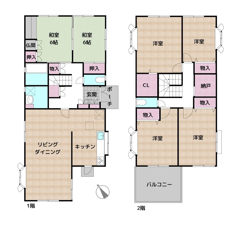間取図・土地図