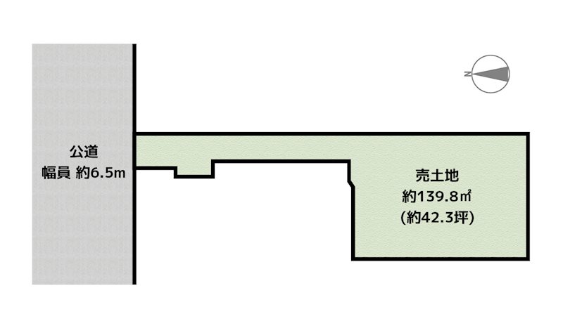 名古屋市名東区社台3丁目 土地の図面