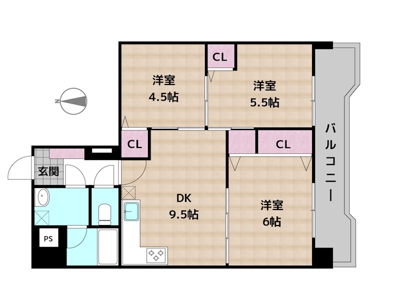 ロイヤル上社の図面