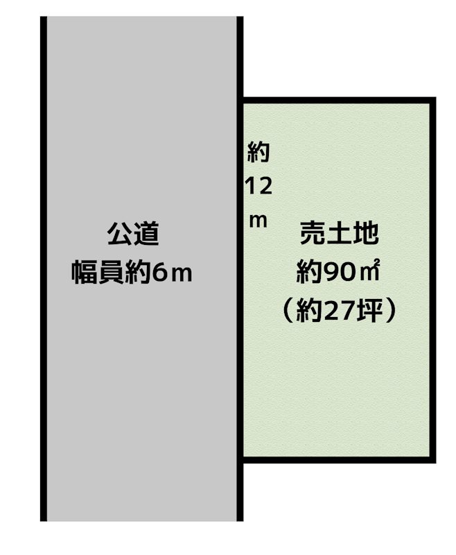名古屋市守山区城土町 土地の図面