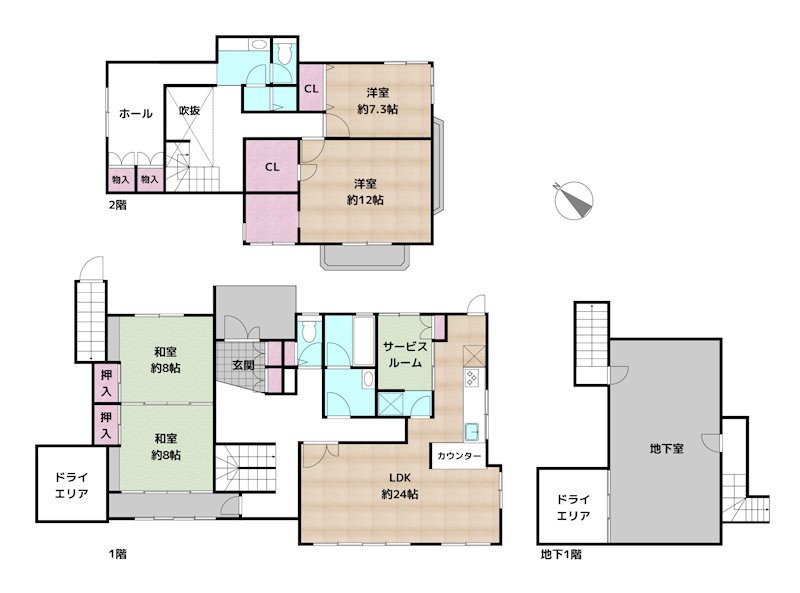 間取図・土地図