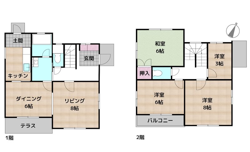 間取図・土地図
