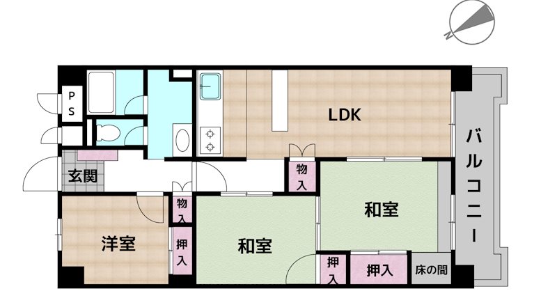 間取図・土地図