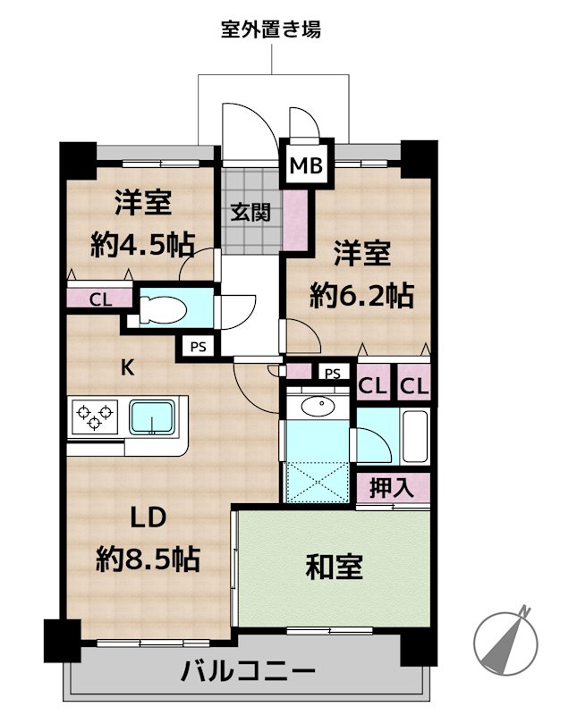 間取図・土地図