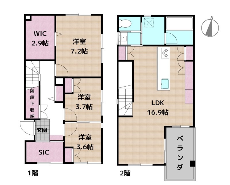 間取図・土地図