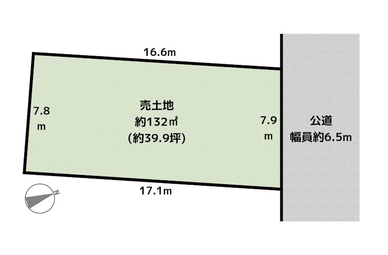 名古屋市守山区脇田町 土地の図面
