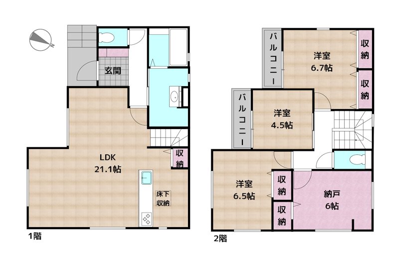 間取図・土地図