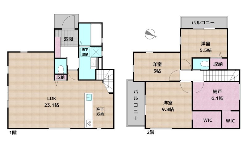 間取図・土地図