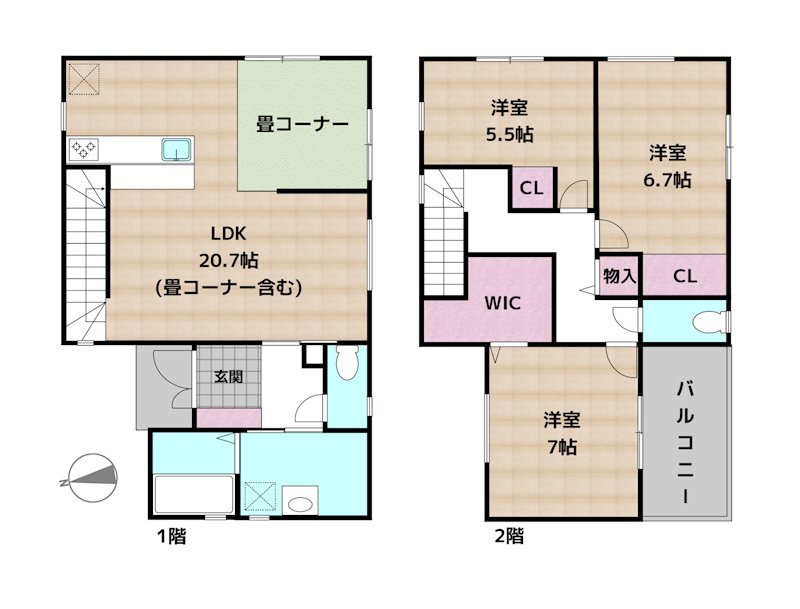 間取図・土地図