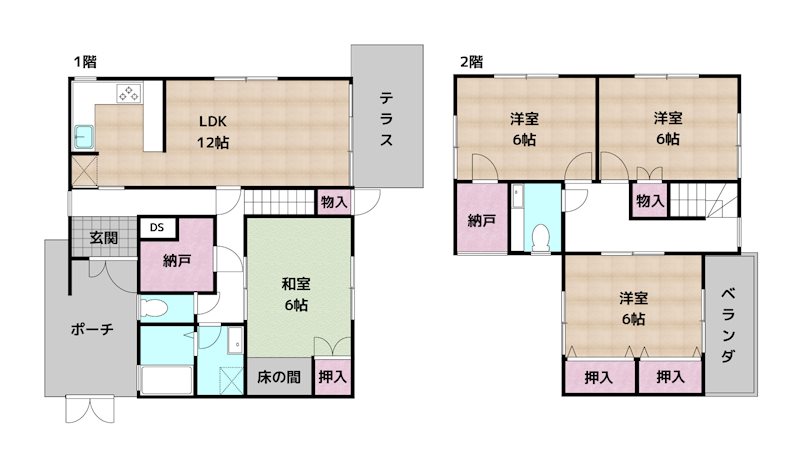 間取図・土地図