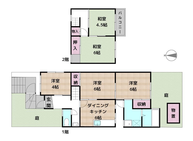 間取図・土地図