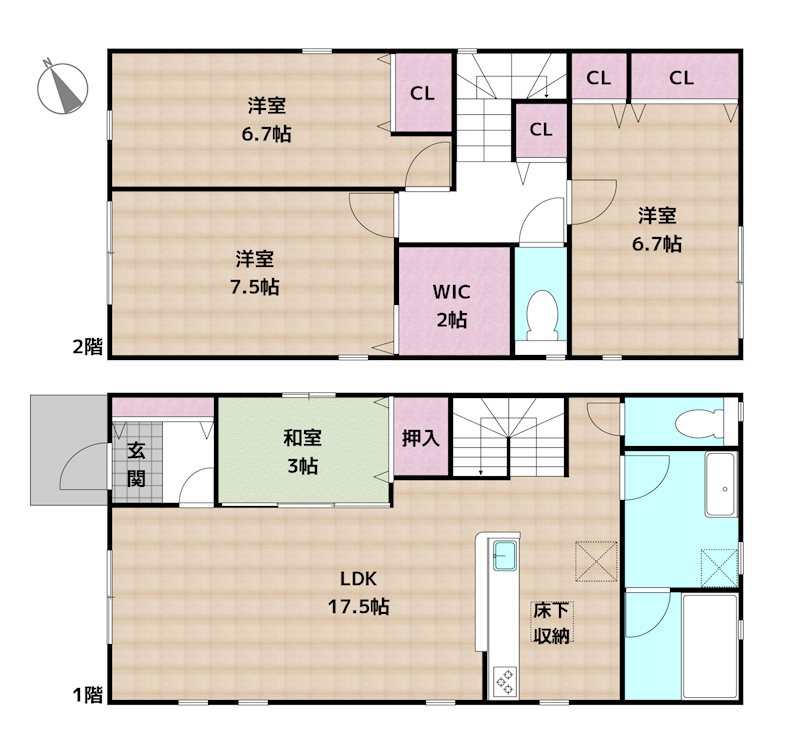 間取図・土地図