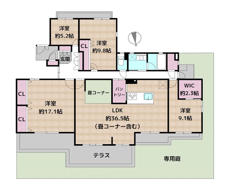 グランドメゾン八事音聞山の図面
