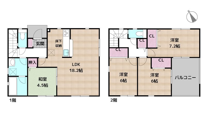 間取図・土地図