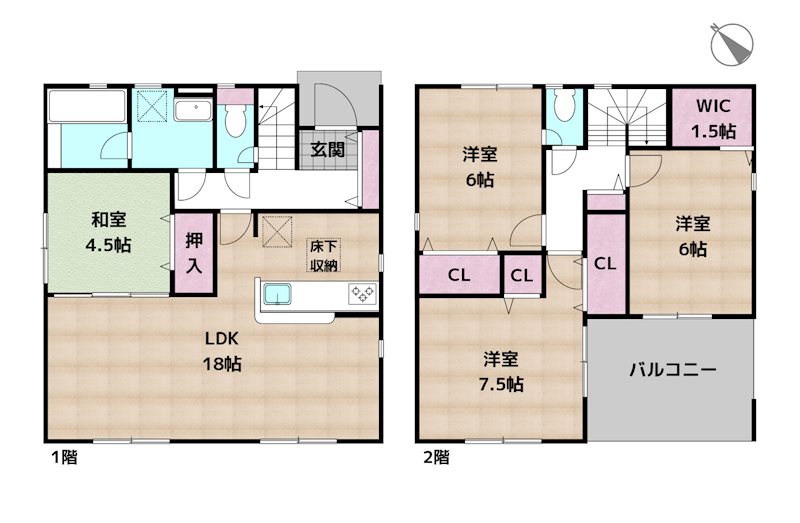 間取図・土地図