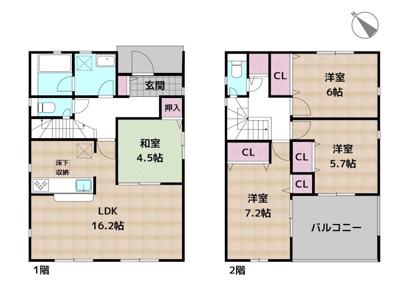 間取図・土地図