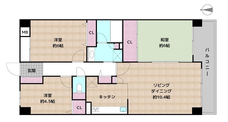藤和シティコープ藤ケ丘IIの図面