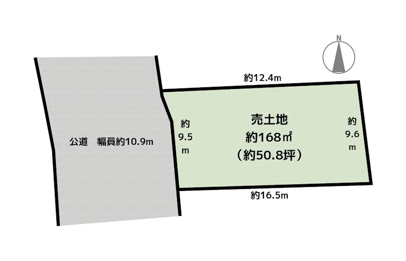 名古屋市天白区御幸山 土地の図面