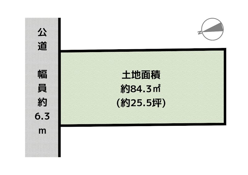 名古屋市名東区猪子石原2丁目 土地の図面
