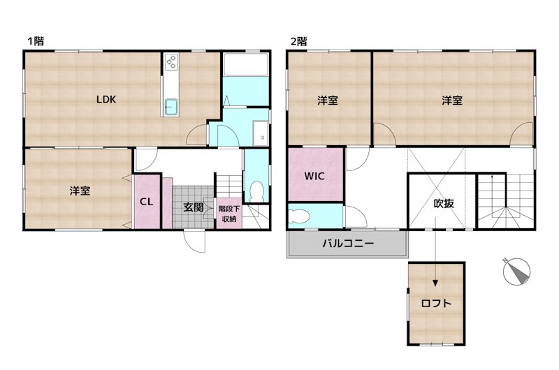 間取図・土地図