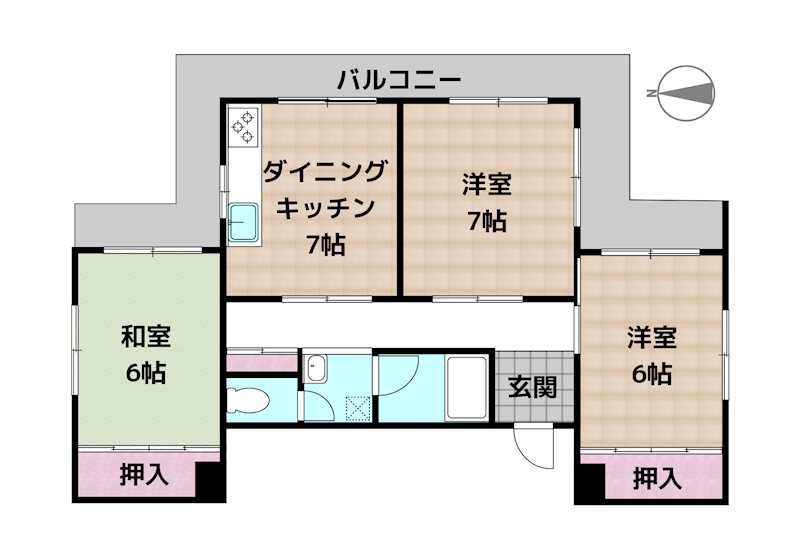 永森マンションの図面