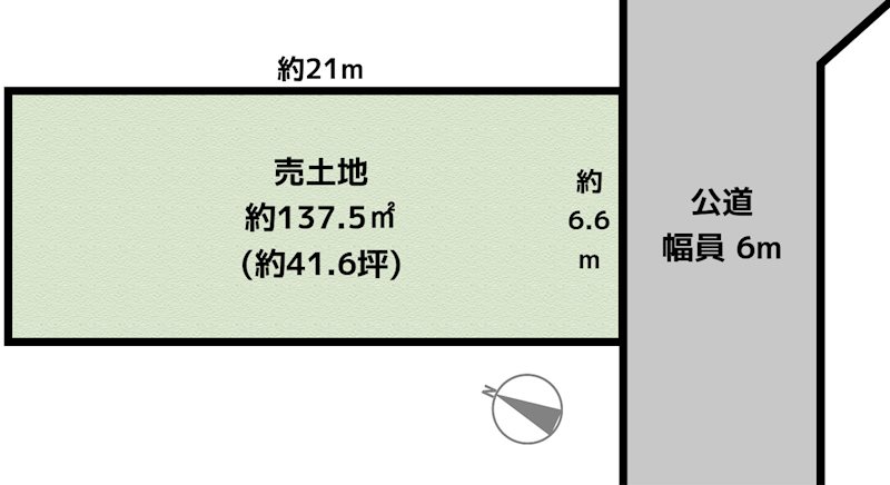 名古屋市守山区大字上志段味字大久手下 土地の図面