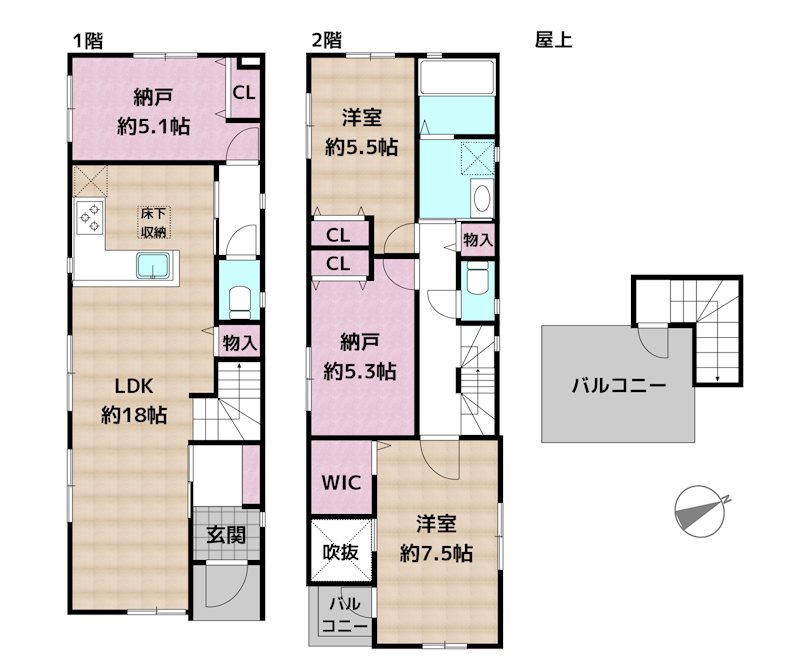 間取図・土地図