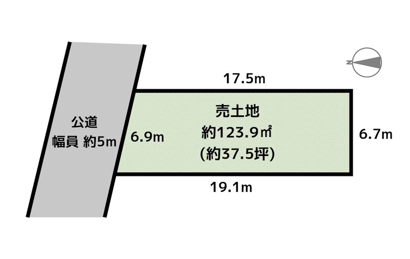 名古屋市守山区西新 2号地 土地の図面