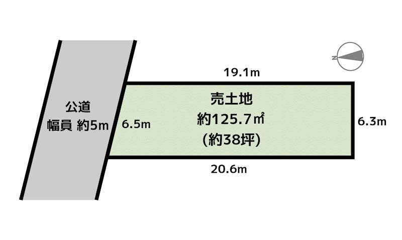 名古屋市守山区西新 1号地 土地の図面