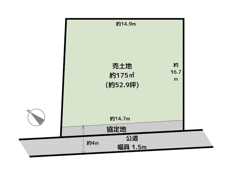 長久手市東田 B号地 土地の図面