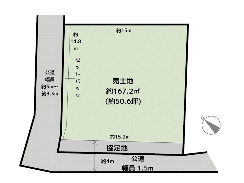 長久手市東田 A号地 土地の図面