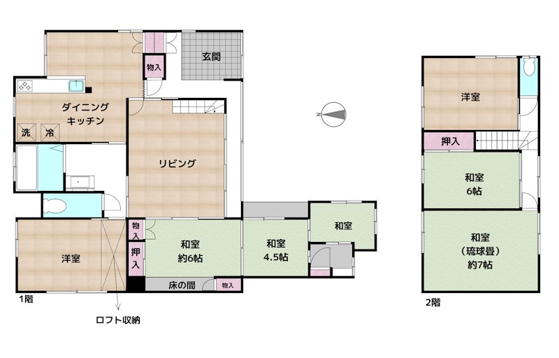 間取図・土地図