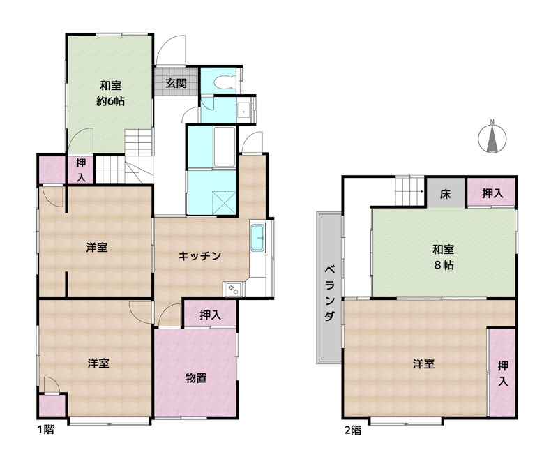 間取図・土地図