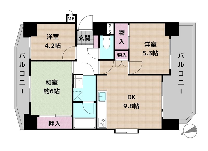 間取図・土地図