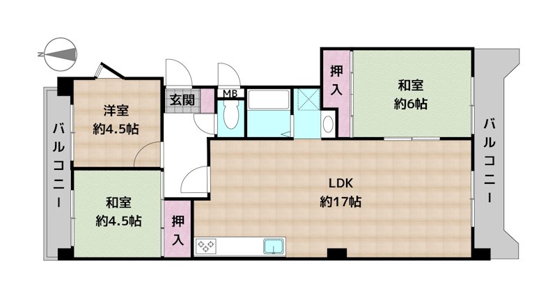 間取図・土地図