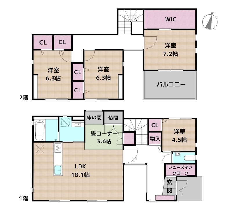 間取図・土地図