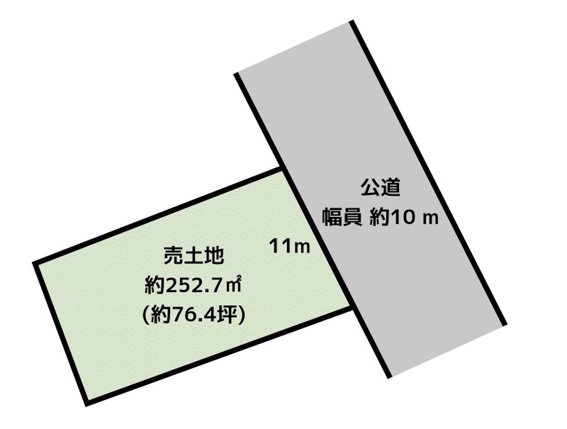 名古屋市名東区梅森坂1丁目 土地の図面