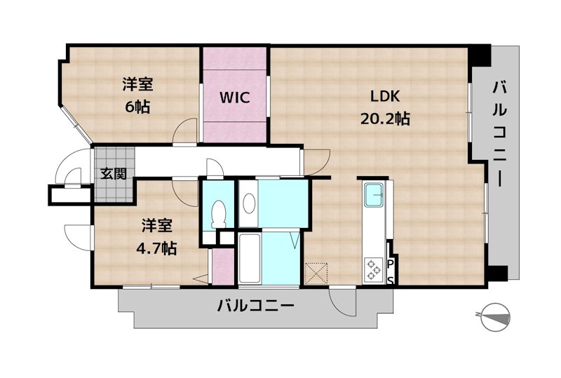コンセール猪子石原の図面